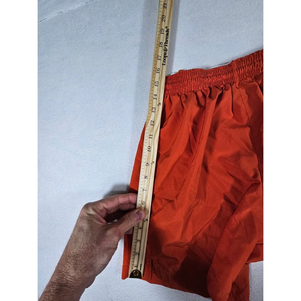 Nike‎ Team Dri-FIT Athletic Shorts Orange Mesh Lined Women Small 107531